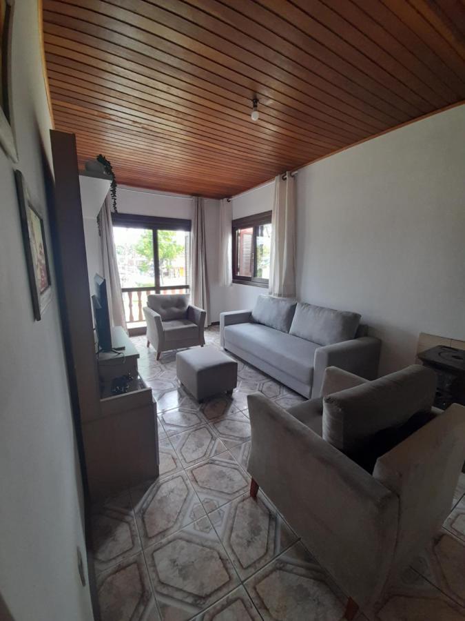 Apartamento Com Varanda Nos Quartos E Sala - Residencial Zanin Canela Exterior foto
